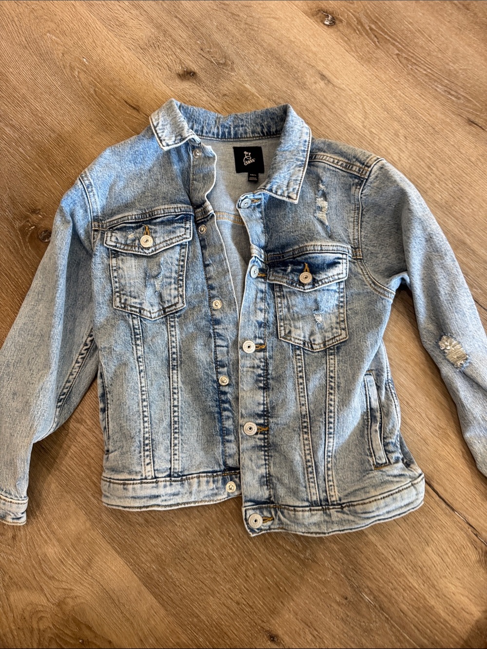 Kids Light Wash Denim Jacket - Art Class
